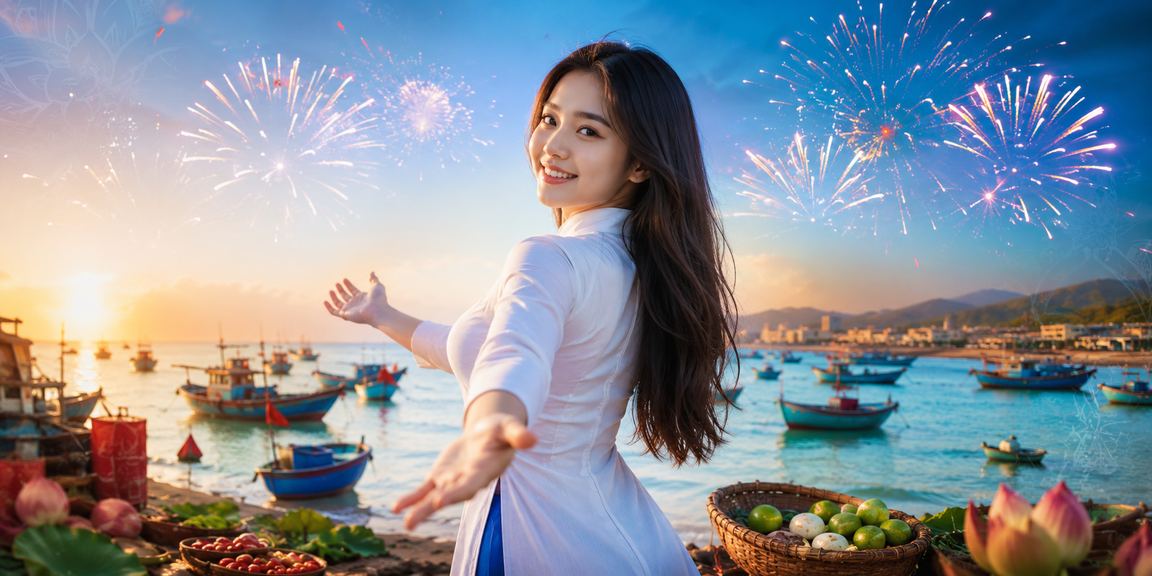 Người dùng tại Mũi Né ngồi trên bãi biển dùng điện thoại thực hiện giao dịch tài chính và theo dõi esports